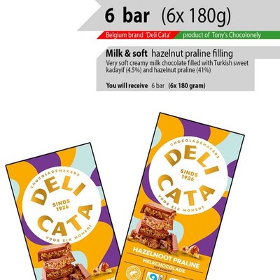 FREE SHIPPING  6 till 11x bar Milk / Dark / White chocolate, Tony's Chocolonely
