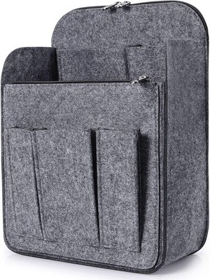 ( Gray-Medium)Felt Backpack Organizer Insert for Women and Men, Large Travel Ru