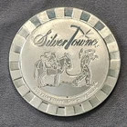 SILVER TOWNE 1 OZ. .999 SILVER POKER CHIP STYLE STACKER
