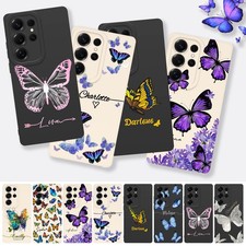 For Samsung Galaxy A16 A36 S26 Ultra Butterfly Custom Phone Case Thick TPU Cover