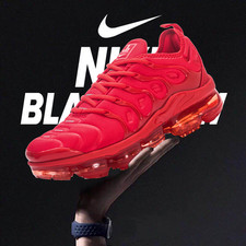 Women Nike Air VaporMax Plus All Red Casual Running Shoes Fast Shipping
