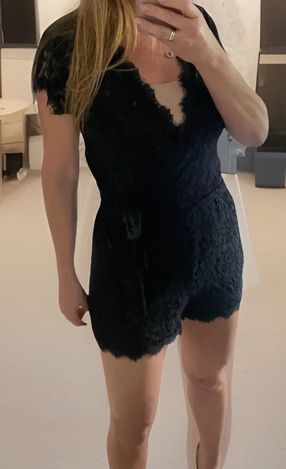 Diane von Furstenberg Overall Gr. S Spitze SUIT - Bild 4 von 4