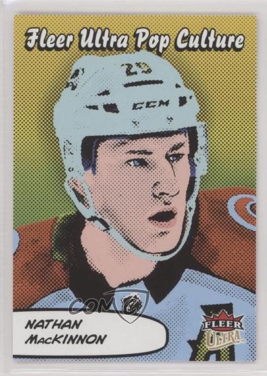 2021-22 Upper Deck Fleer Ultra Pop Culture Nathan MacKinnon #PC-12