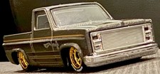 Hot Wheels 83 Chevy Silverado CUSTOM Wheel Tire Real Riders