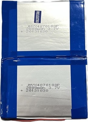 Battery for PRO ELECTRO JNYX4070100P 3.7V 2800mAh (100x140mm)