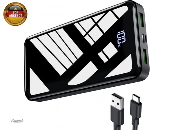 Power Bank 27000Mah, 22,5W PD20W USB-C Powerbank Externer Handyakkus Mit-image