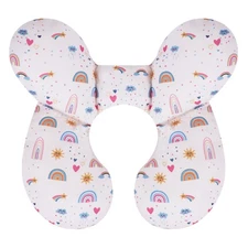 KAKIBLIN Baby Travel Pillow: Car Seat Neck Support for Newborns, Infants & Toddl