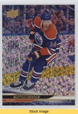 2024-25 Upper Deck Series 1 Speckled Rainbow Foil Mattias Ekholm #78 READ f6d