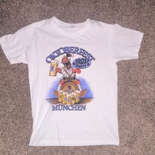 Vintage Fruit of the Loom Mens S White Cotton...