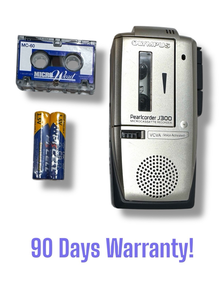 Olympus J300 Micro Cassette Handheld Voice Recorder W/ 1  display picture 1