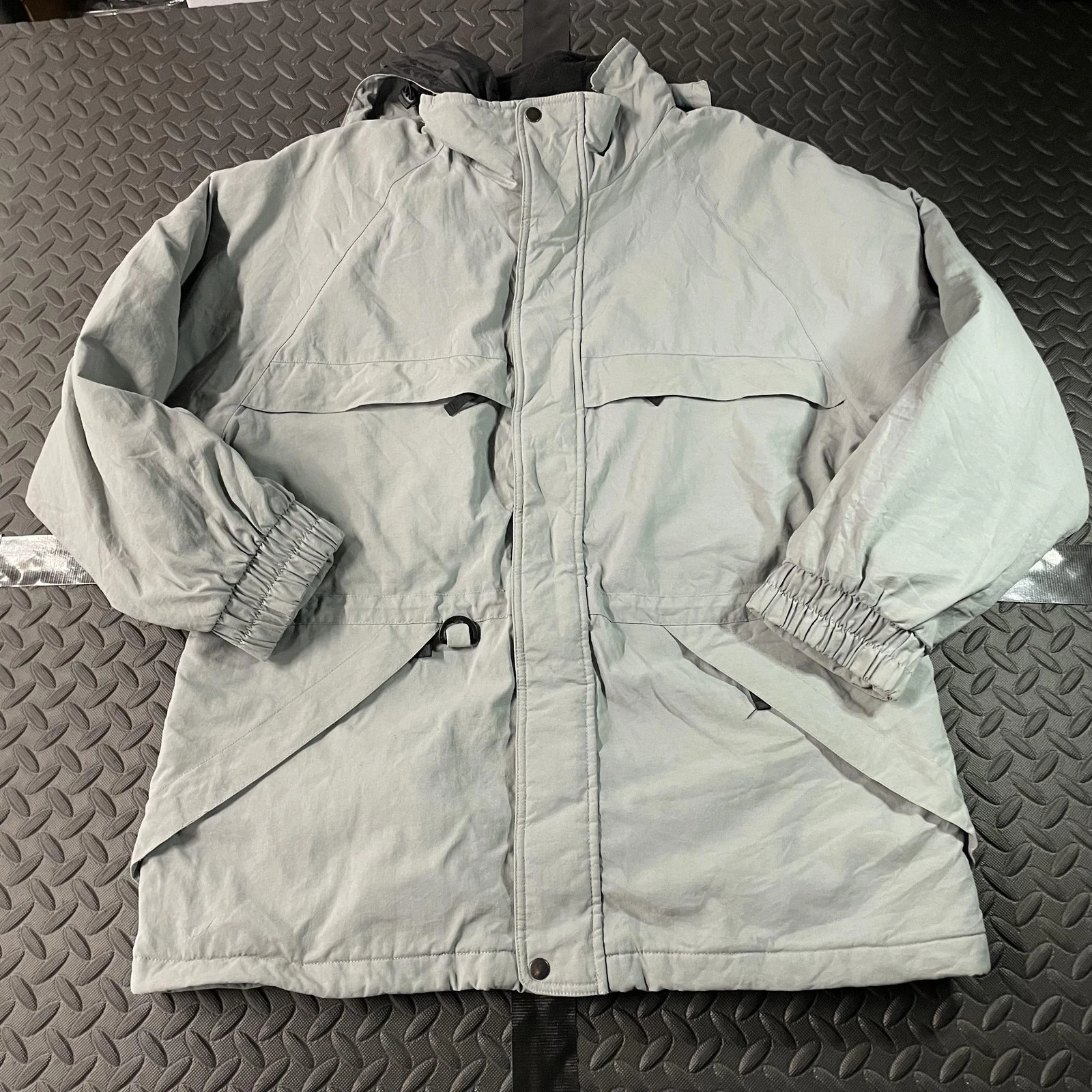 Rawik Endurance Jacket Mens Large Gray Waterproof Hooded Parka Coat Style 1134