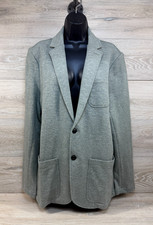 Faherty Women's "Inlet Blazer" Sage Green Knit Cardigan Size Medium M