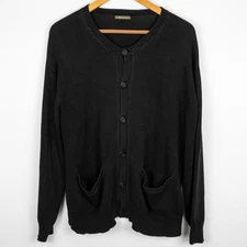 Yohji Yamamoto Y'sFOR MEN Vintage Men's 100% Cotton Button Down Cardigan Sweater