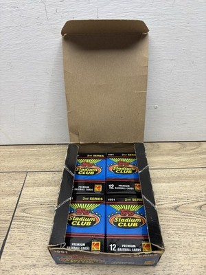 LOT of 20 Packs  1991  Topps Stadium Club Baseball Series 2 Packs Factory Sealed