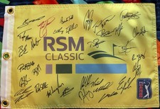 Autographed 2025 RSM Classic Pin Flag