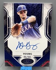 Topps 2025 Tier One Prime Performers Auto Blue Foil /99 Michael Young Rangers