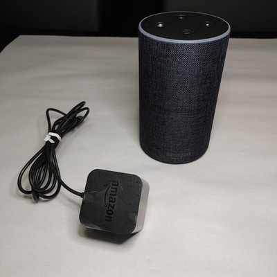 Amazon Echo (2nd Generation) Smart Assistant - Charcoal Fabric
