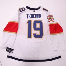 Fanatics Matthew Tkachuk 19 Panthers Premium White Away Jersey 60 3XL Stitched