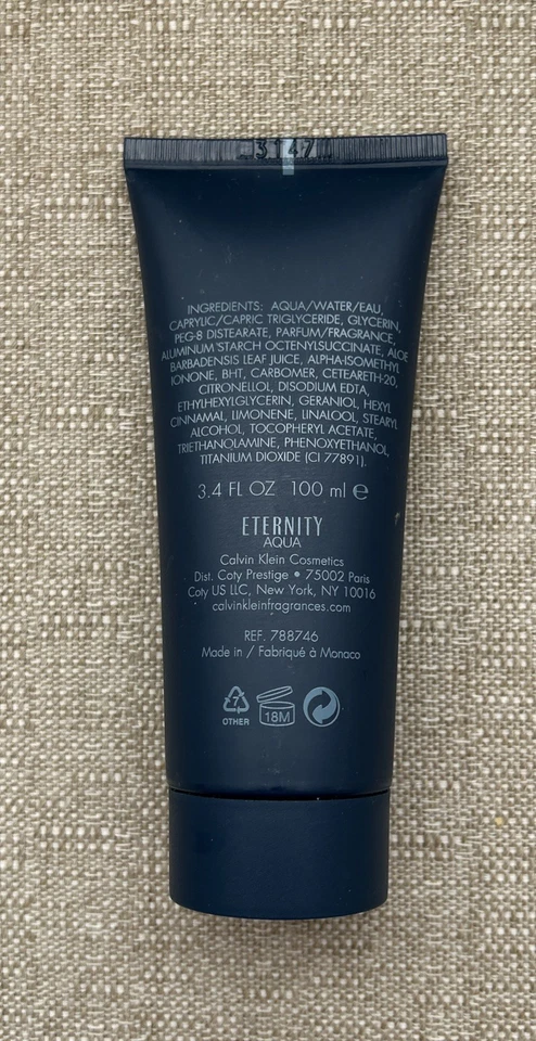 CALVIN KLEIN ETERNITY AQUA 100ML - Imagem 2 de 2