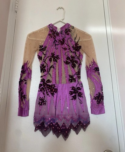 Rhythmic Gymnastics Purple Leotard