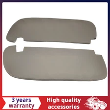 Sun Visor Replacement Cover for Dodge RAM 1994-2001 Gray Microfiber Leather