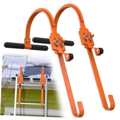 Ladder Hooks Roof,2 Pack Ladder Hooks for Roof Ridge with Non-spliced