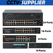 Unmanaged POE Switch Gigabit 4CH 8CH 16CH 24C...