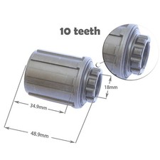 Roue Libre Corps Cassette Moyeu Corps V??lo Bicyclette Noir 180g 8/9/10/11 Speed