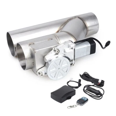 2,5 Zoll Elektrisch Klappenauspuff Auspuffklappe Auspuffrohr Abgasregelventil - Image 1 of 4