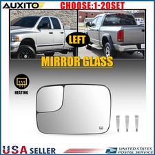 For Dodge Ram 2500 3500 2005-09 Left Hand Heated Tow Mirror Glass Oe33301 1-5x
