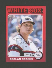 2024 Topps Heritage #337 Declan Cronin Red Border