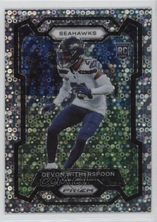 2023 Panini Prizm Rookies No Huddle Prizm Devon Witherspoon #389 15j7