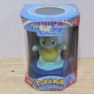 1998 APPLAUSE POKEMON BANKS #07 SQUIRTLE LIMITED EDITION BANK NEW SEALED VINTAGE