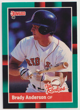 1988 Donruss The Rookies #14 Brady Anderson RC Boston Red Sox