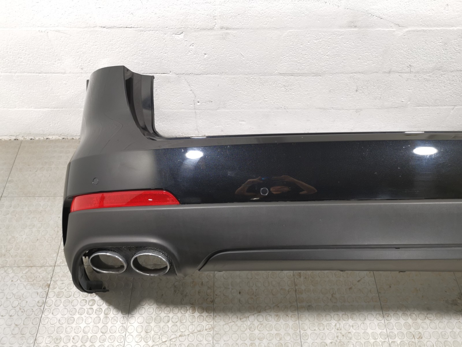 Maserati Levante S AWD 2017 Rear Complete Full Bumper Cover Black Color OEM