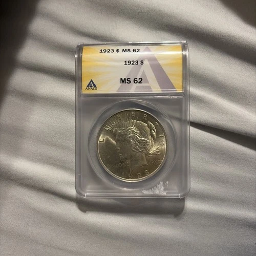1923 Peace Dollar MS63 ANACS