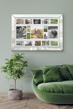 Stunning Mirror Frame Multi Picture Photo Collage 3ft6 x 2ft6 106cm x 76cm New