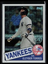 Gleyber Torres #85C-29 2020 Topps 1985 Topps Chrome Silver Pack Promo (Series 1)