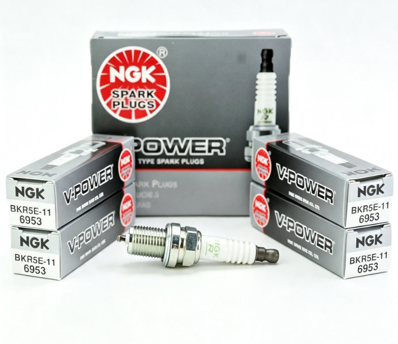 4 Pack Genuine NGK 6953 V-Power Spark Plug BKR5E11 for Subaru Toyota Hyundai GM