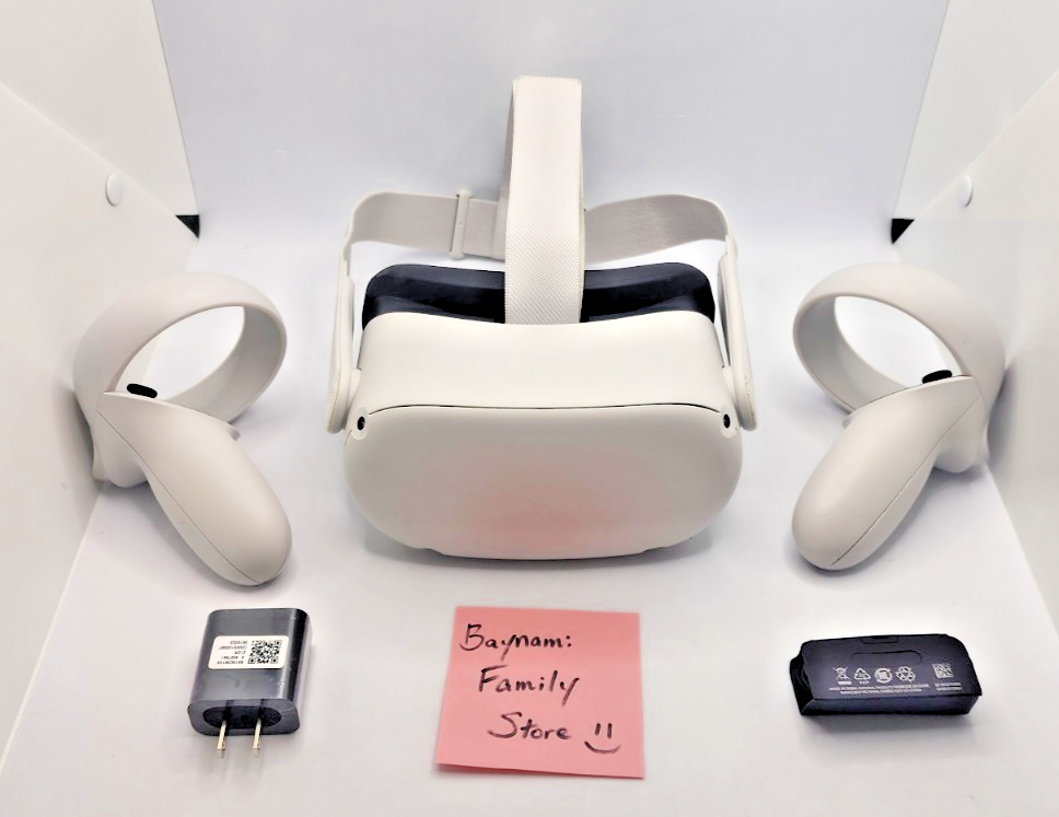 Meta Oculus Quest 2 128GB VR Headset Full Kit + NEW Genuine Face