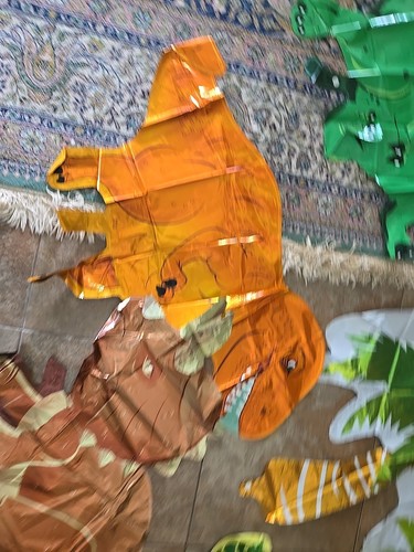 18 Pc Dinosaur Balloon Birthday Party Kit FREE SHIPPING - Picture 3 of 7