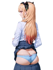 Kitagawa Marin Dress Up Darling Waifu Sticker 6" Anime Car Decal Weatherproof