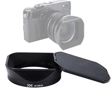 JJC Black Metal lens hood + Cap for FUJINON LENS XF 23mm F1.4 R replaces LH-XF23