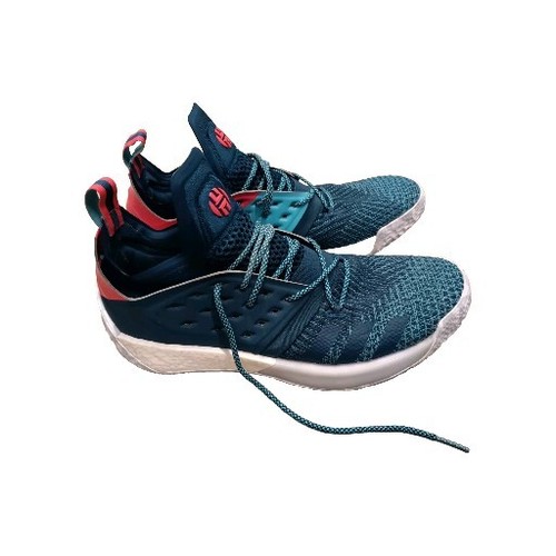 Adidas Harden Vol2 Mens Shoe Primeknit AH2216 Blue Night Cyan Red Boost A4 Sz 13 - Picture 8 of 10
