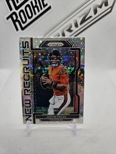 Justin Fields 2021 Prizm New Recruits No Huddle Silver Disco Prizm SP Rookie RC