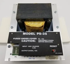 Cerberus Pyrotronics PS-35 System 3 Power Supply w/Nameplate - USED