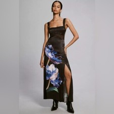 NWT Size 12  - By Anthropologie Sleeveless Floral Slim Maxi Dress