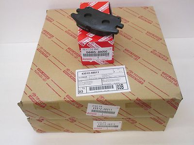LEXUS OEM FACTORY FRONT BRAKE PADS AND ROTOR SET 2002-2003 RX300