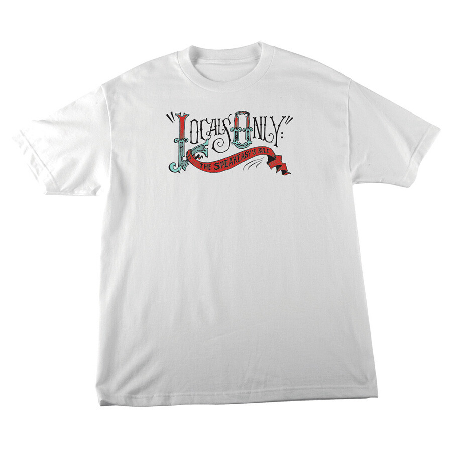 Футболка New Rome Mens Speak Easy S/S большого размера белого цвета