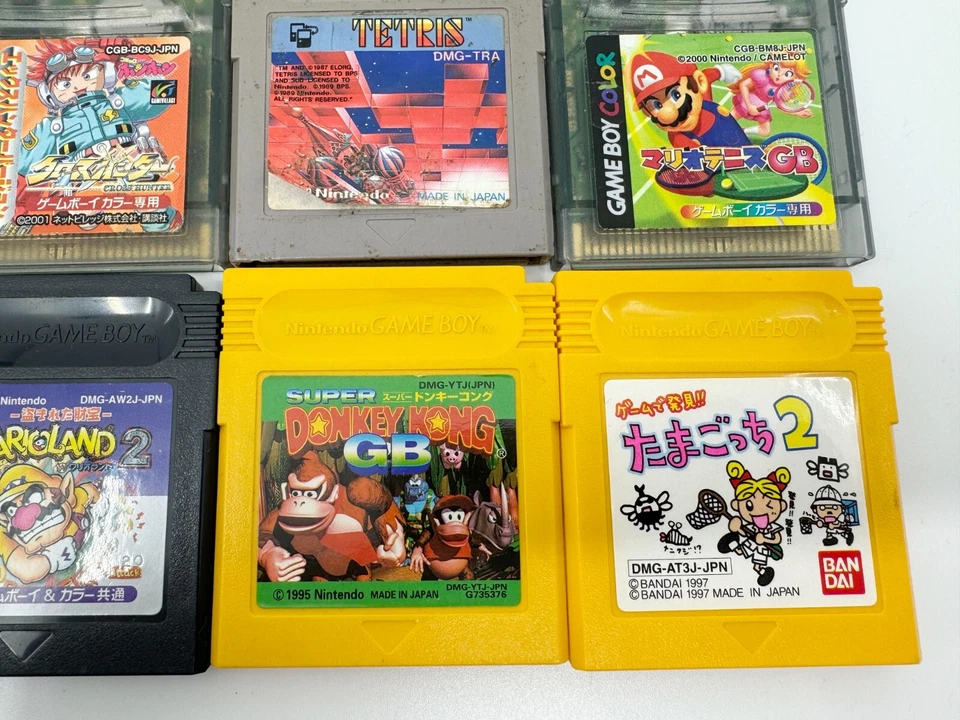 LOT OF 12 GAME BOY MARIO WARIO SAGA YU-GI-OH DONKEY CONG NTSC-J JAPAN - Image 4 of 4